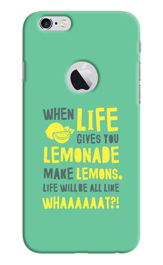 Quote iPhone 6 Logocut Hard Case Back Cover by Casekaro