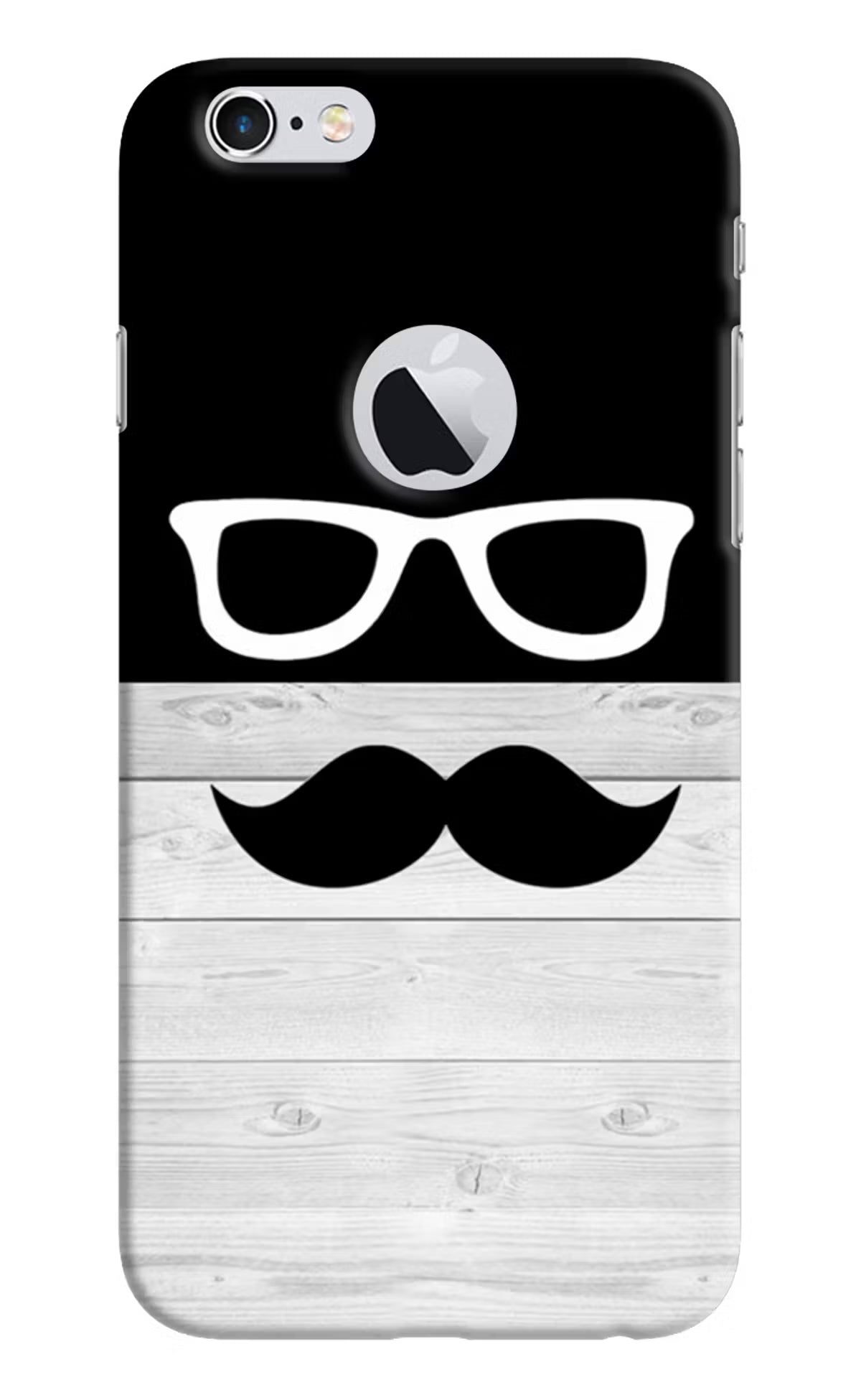Mustache iPhone 6 Logocut Hard Case Back Cover by Casekaro