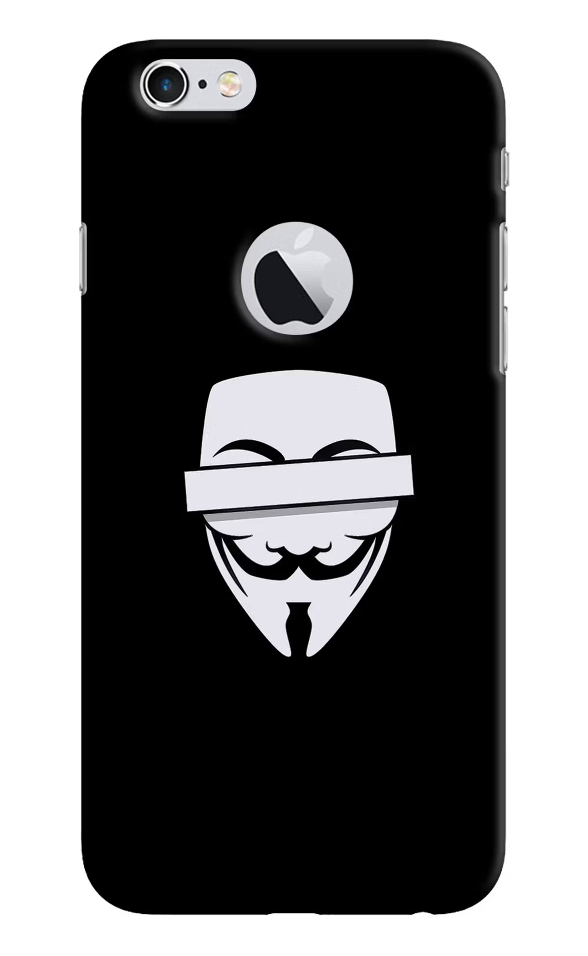 Anonymous Face iPhone 6 Logocut Hard Case Back Cover by Casekaro