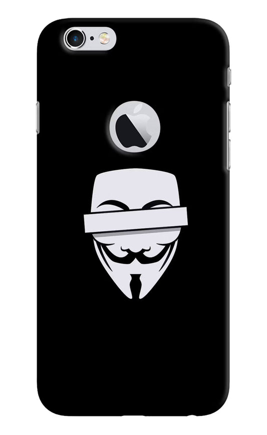 Anonymous Face iPhone 6 Logocut Hard Case Back Cover by Casekaro