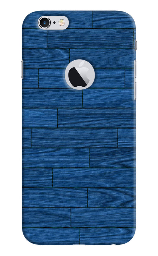 Wooden Texture iPhone 6 Logocut Hard Case Back Cover by Casekaro
