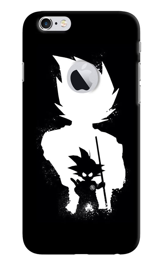 Goku Shadow iPhone 6 Logocut Hard Case Back Cover by Casekaro