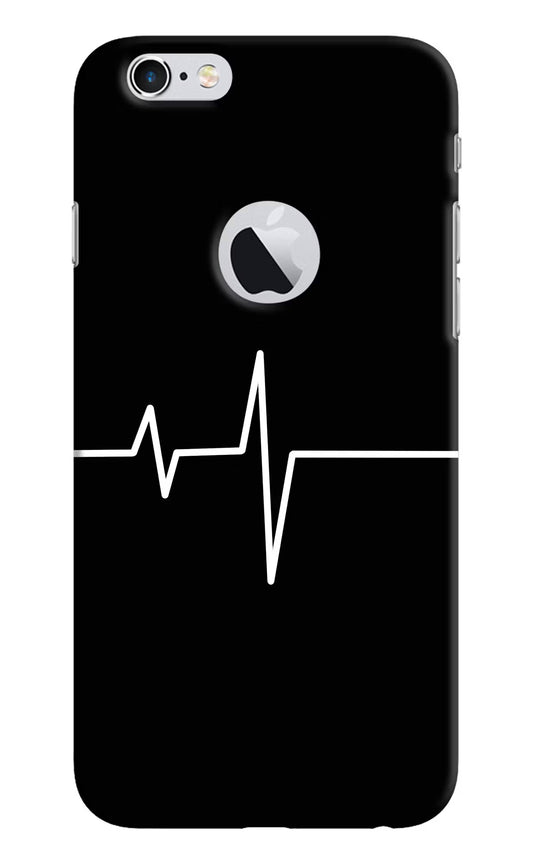 Heart Beats iPhone 6 Logocut Hard Case Back Cover by Casekaro