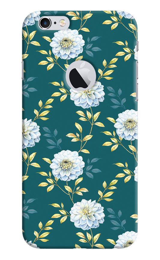 Flowers iPhone 6 Logocut Hard Case Back Cover by Casekaro
