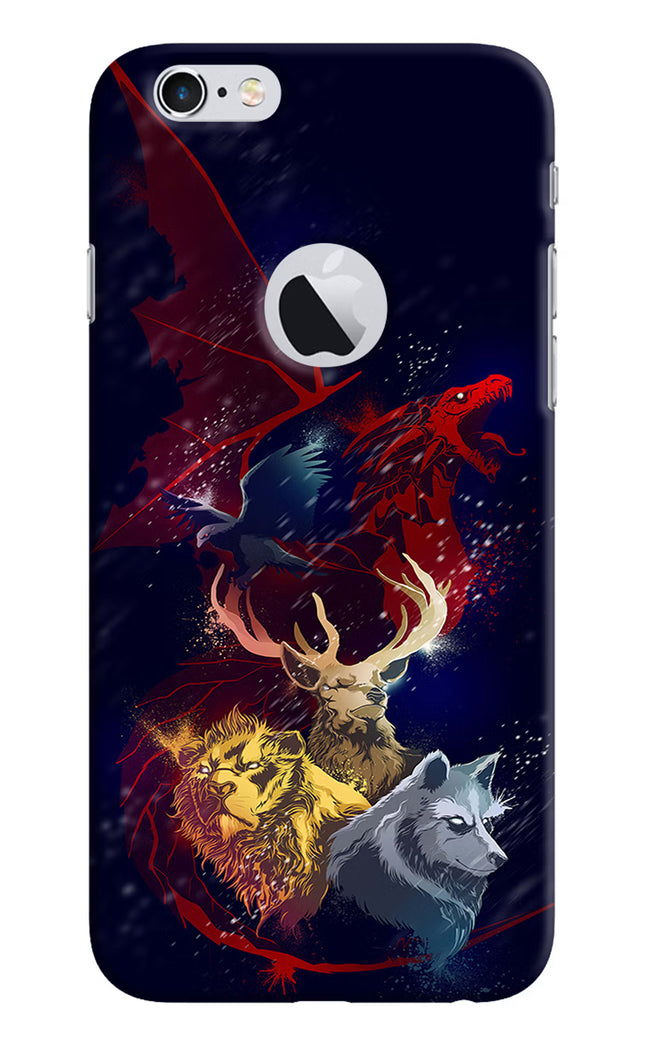 Game Of Thrones iPhone 6 Logocut Hard Case Back Cover by Casekaro