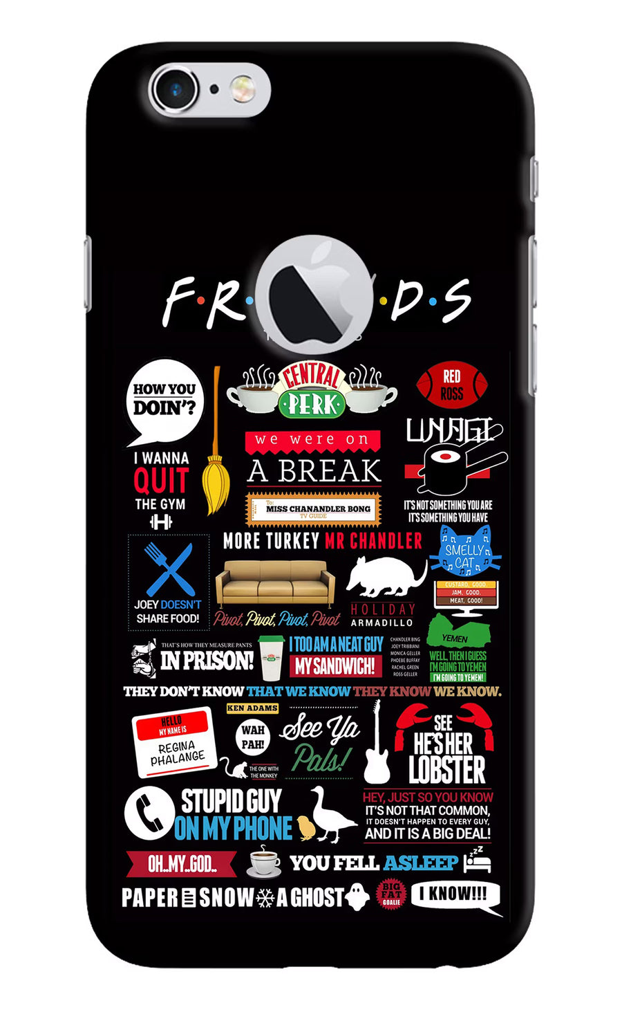 FRIENDS iPhone 6 Logocut Back Cover, Hard case