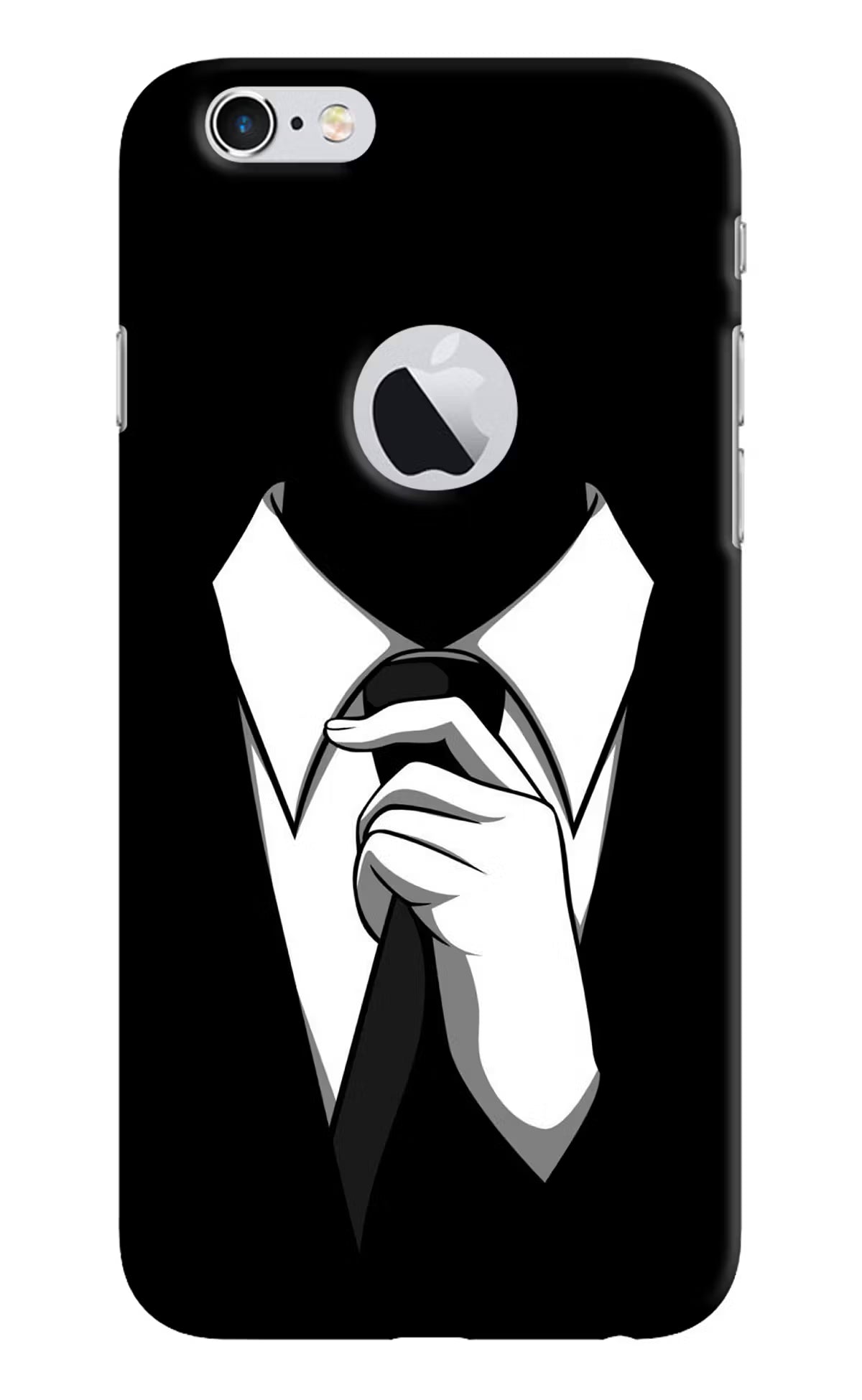 Black Tie iPhone 6 Logocut Hard Case Back Cover by Casekaro