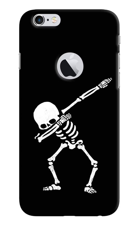 Dabbing Skeleton Art iPhone 6 Logocut Hard Case Back Cover by Casekaro
