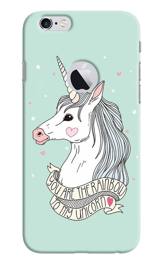 Unicorn Wallpaper iPhone 6 Logocut Hard Case Back Cover by Casekaro