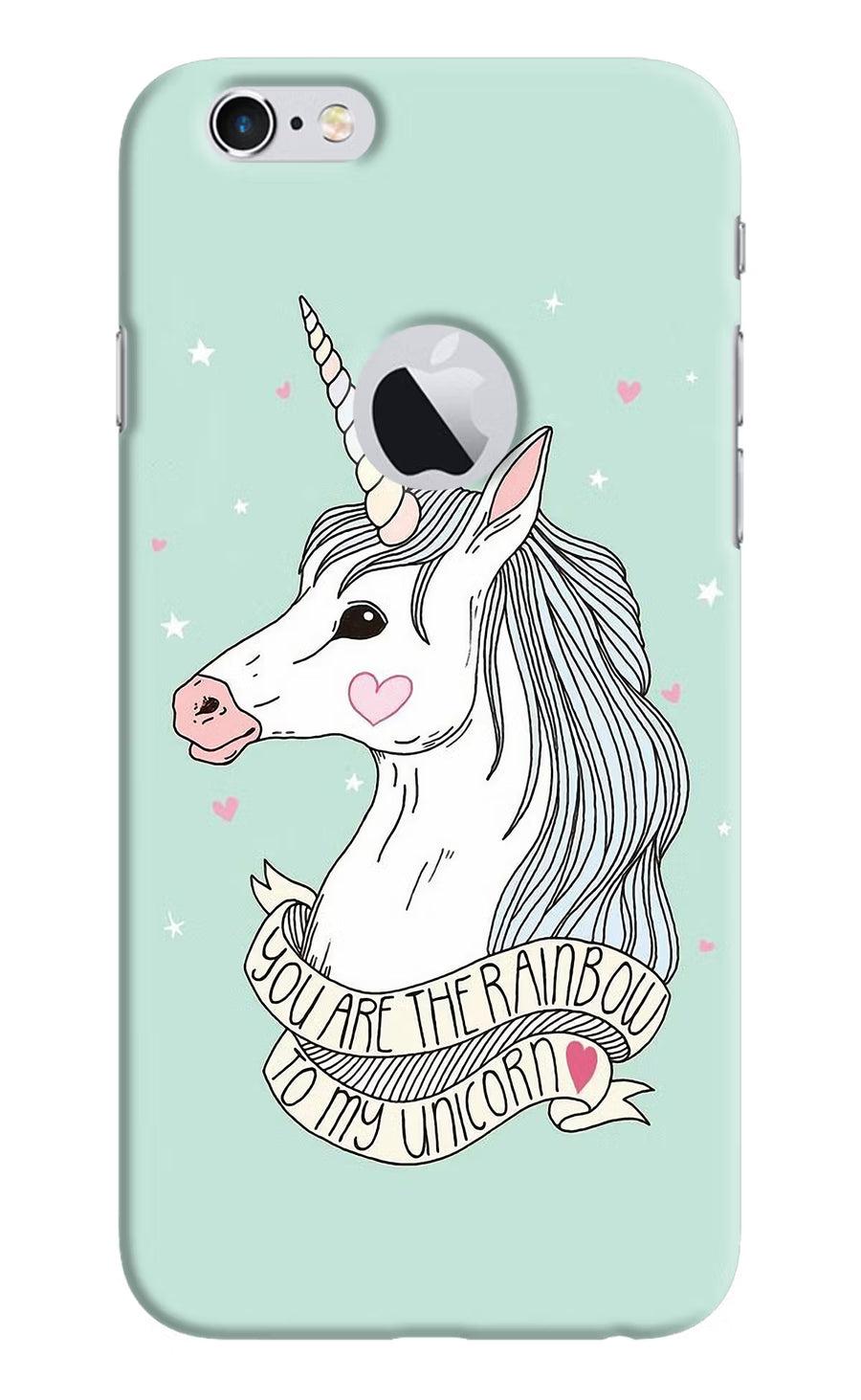 Unicorn Wallpaper iPhone 6 Logocut Back Cover, Hard case