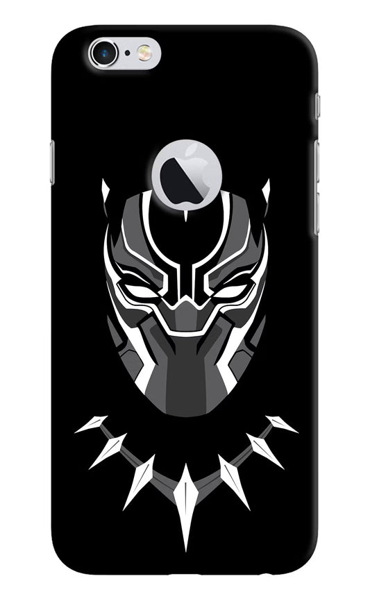 Black Panther iPhone 6 Logocut Hard Case Back Cover by Casekaro