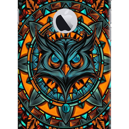 Angry Owl Art iPhone 6 Logocut Hard Case Back Cover by Casekaro
