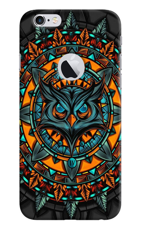 Angry Owl Art iPhone 6 Logocut Back Cover