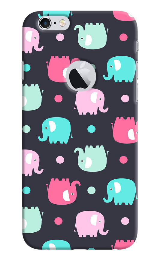 Elephants iPhone 6 Logocut Hard Case Back Cover by Casekaro