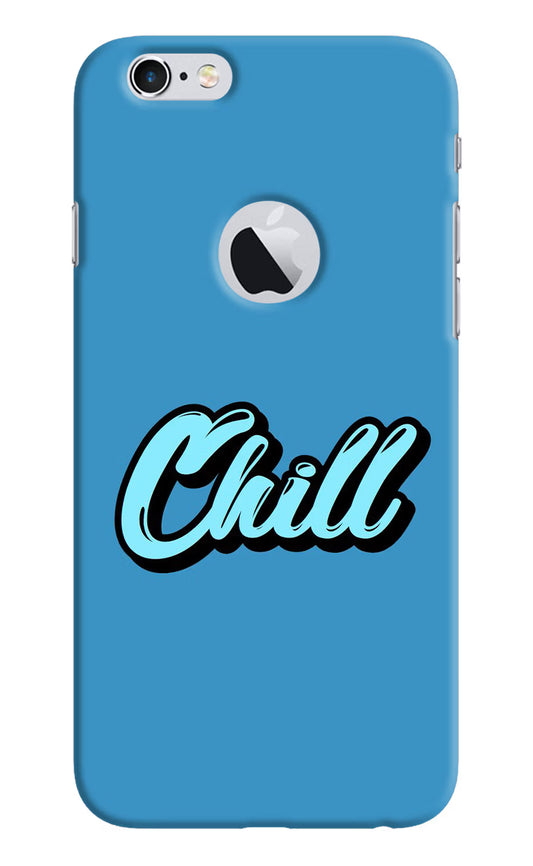 Chill iPhone 6 Logocut Hard Case Back Cover by Casekaro