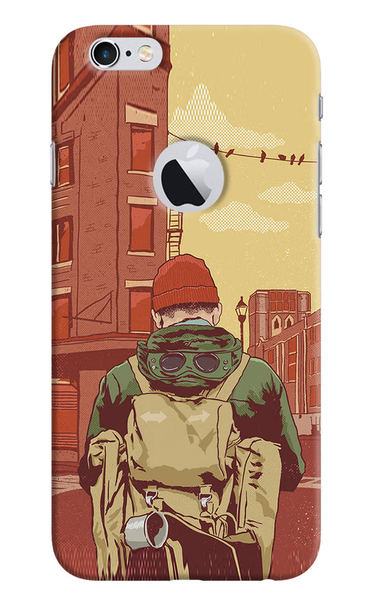 Adventurous iPhone 6 Logocut Hard Case Back Cover by Casekaro