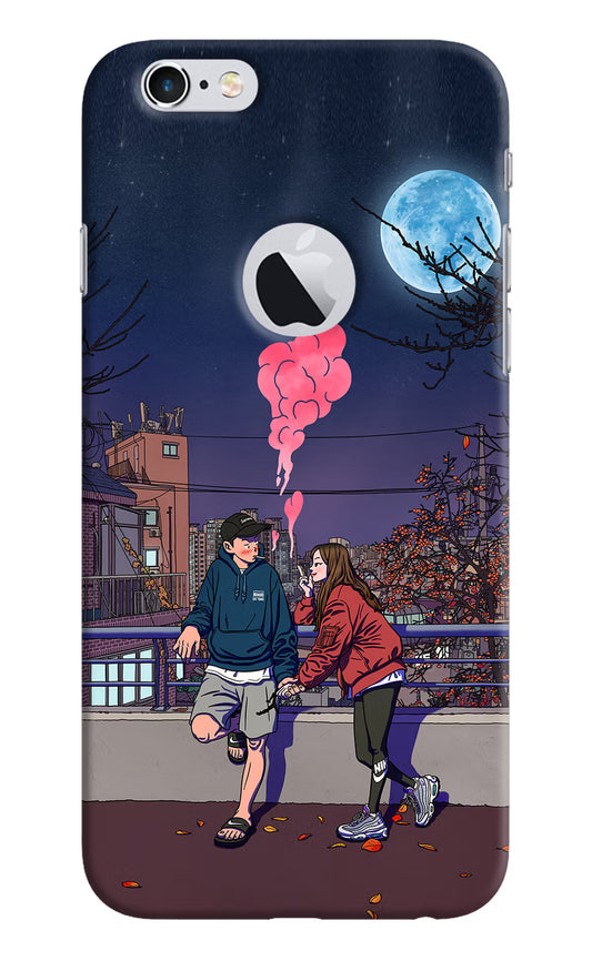 Chilling Couple iPhone 6 Logocut Hard Case Back Cover by Casekaro