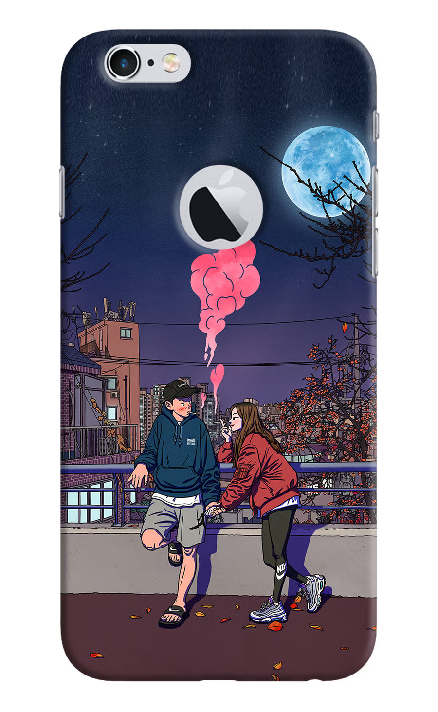 Chilling Couple iPhone 6 Logocut Back Cover, Hard case