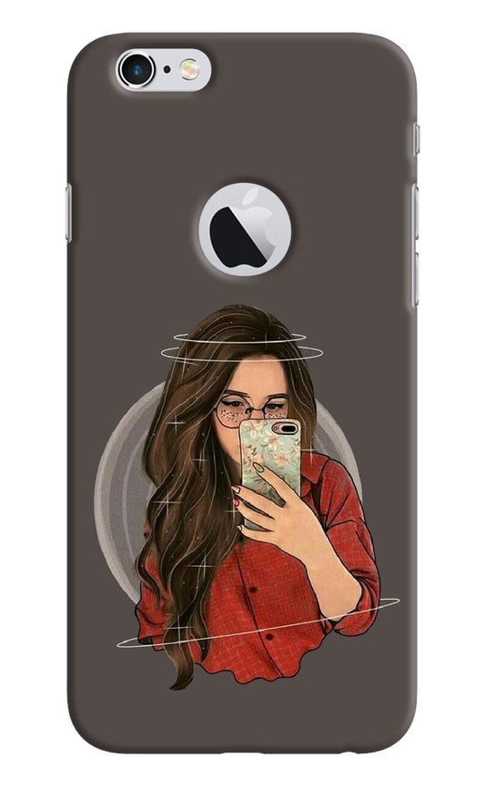 Selfie Queen iPhone 6 Logocut Hard Case Back Cover by Casekaro