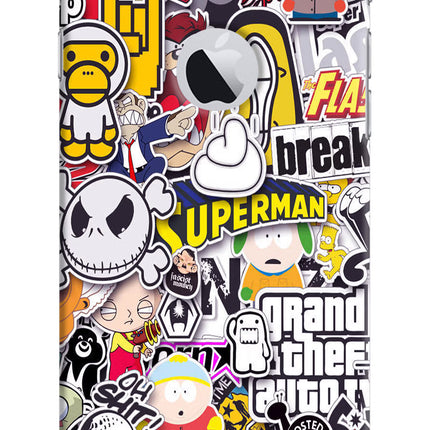 Sticker Bomb iPhone 6 Logocut Hard Case Back Cover by Casekaro
