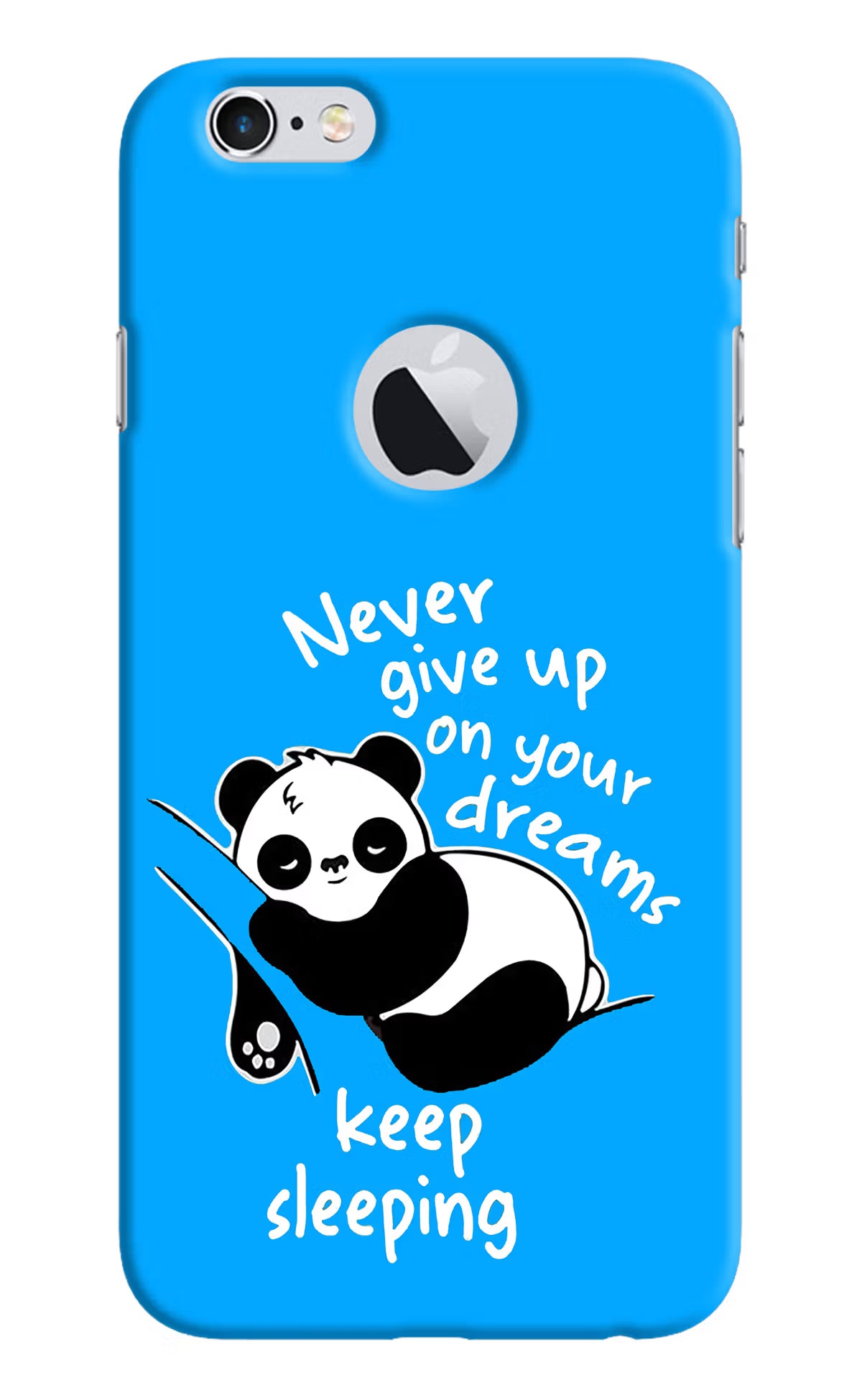 Keep Sleeping iPhone 6 Logocut Hard Case Back Cover by Casekaro