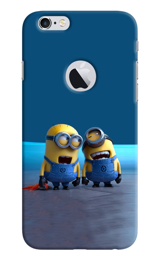 Minion Laughing iPhone 6 Logocut Hard Case Back Cover by Casekaro
