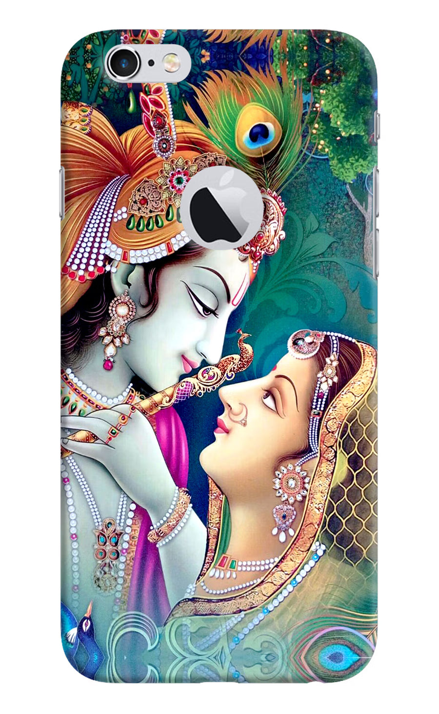 Lord Radha Krishna iPhone 6 Logocut Back Cover, Hard case