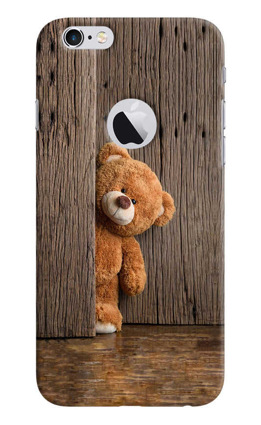 Teddy Wooden iPhone 6 Logocut Hard Case Back Cover by Casekaro