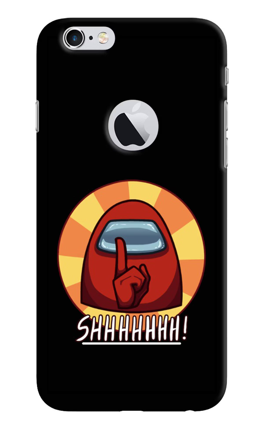 Among Us Shhh! iPhone 6 Logocut Back Cover, Hard case