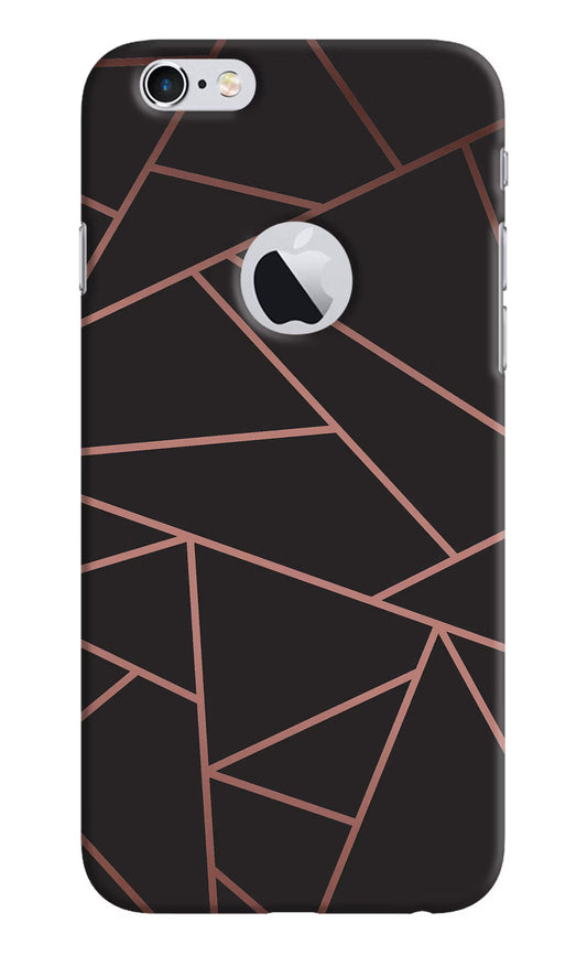 Geometric Pattern iPhone 6 Logocut Hard Case Back Cover by Casekaro