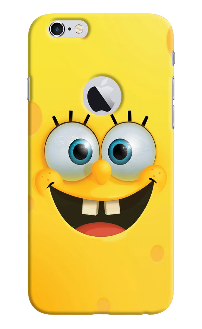 Sponge 1 iPhone 6 Logocut Hard Case Back Cover by Casekaro