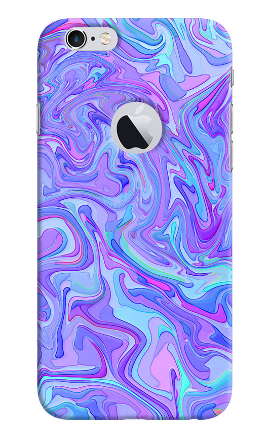 Glitter iPhone 6 Logocut Hard Case Back Cover by Casekaro