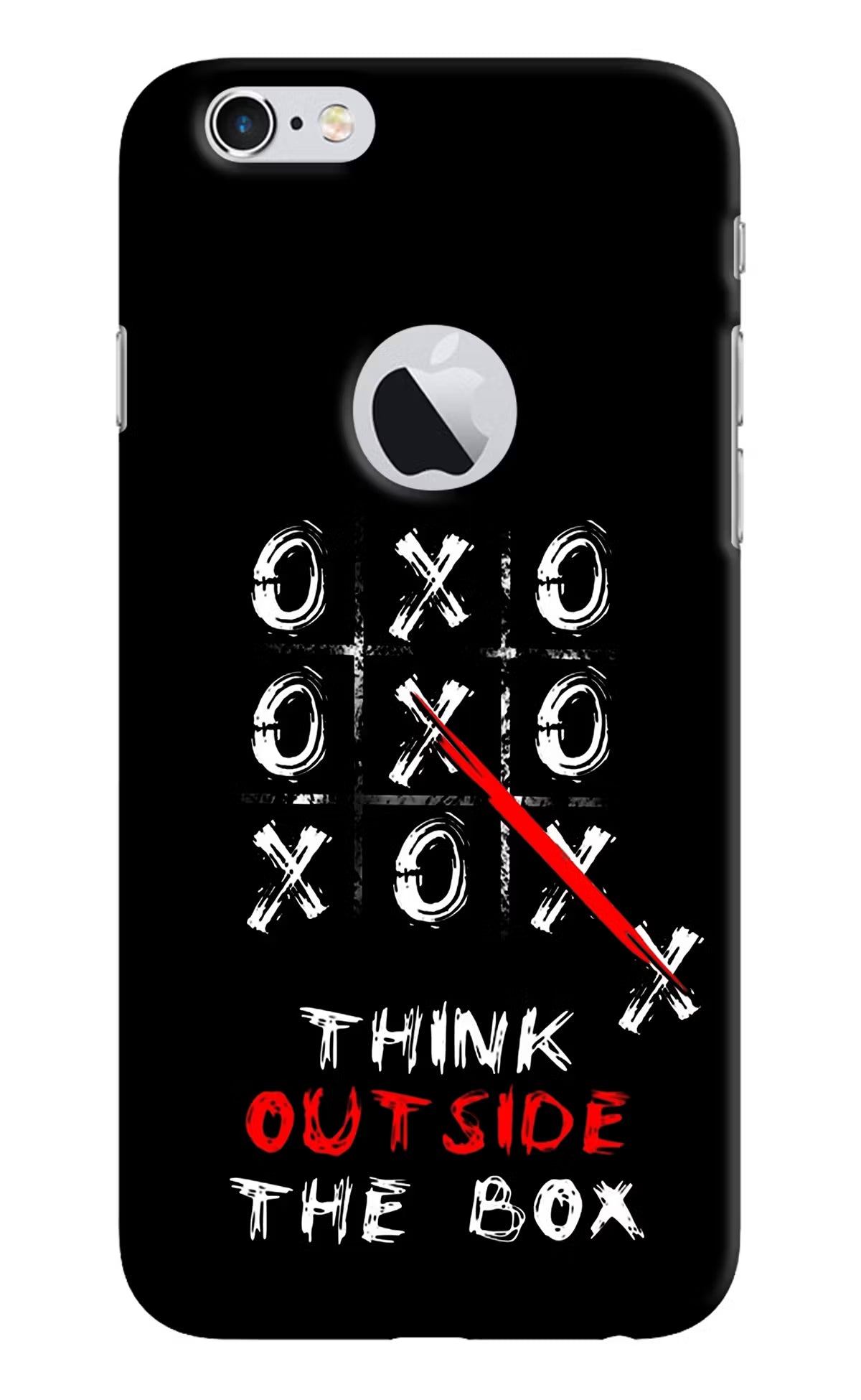 Think out of the BOX iPhone 6 Logocut Hard Case Back Cover by Casekaro