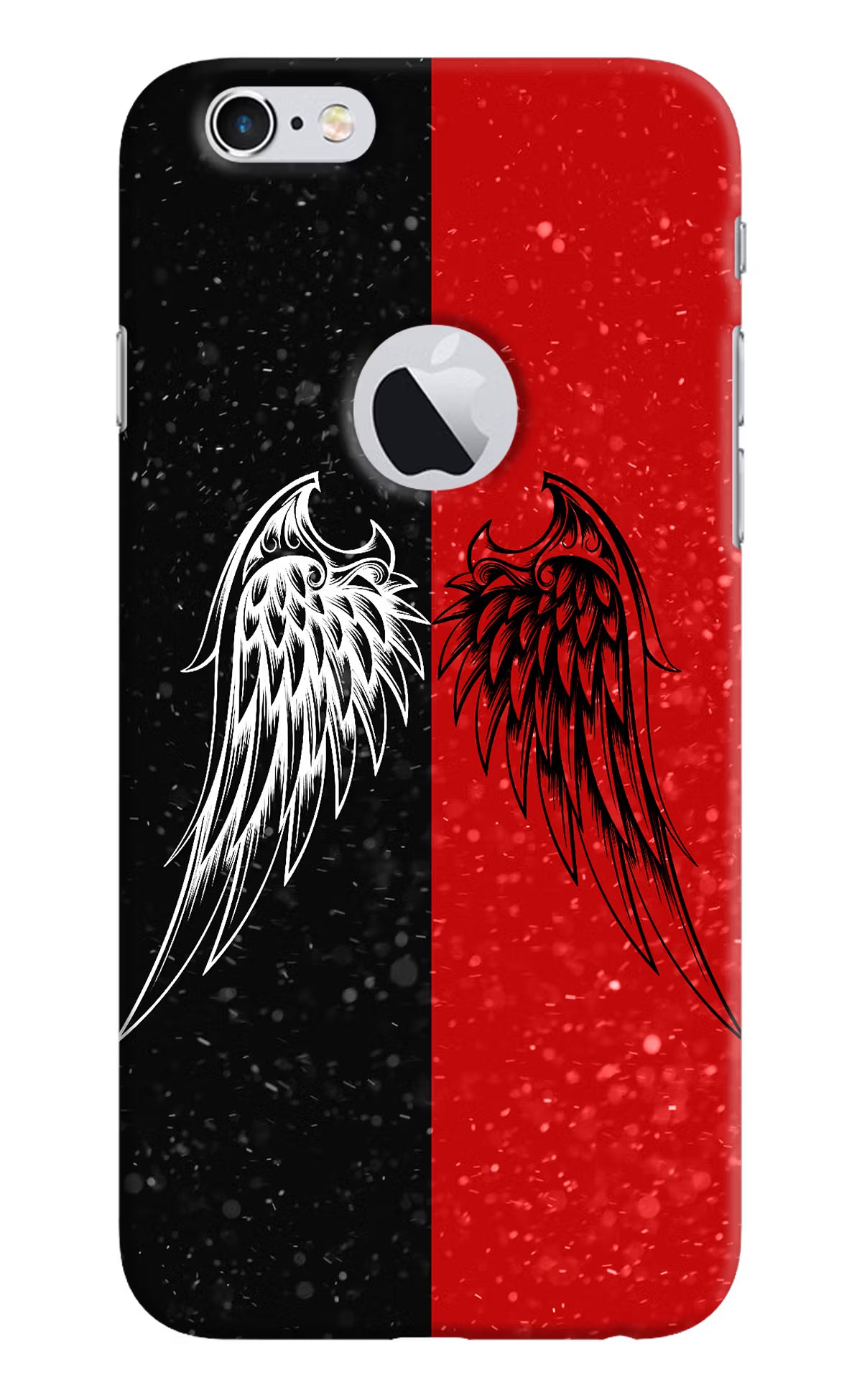 Wings iPhone 6 Logocut Hard Case Back Cover by Casekaro