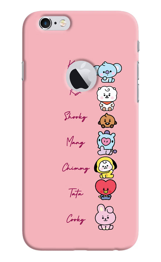 BTS names iPhone 6 Logocut Hard Case Back Cover by Casekaro