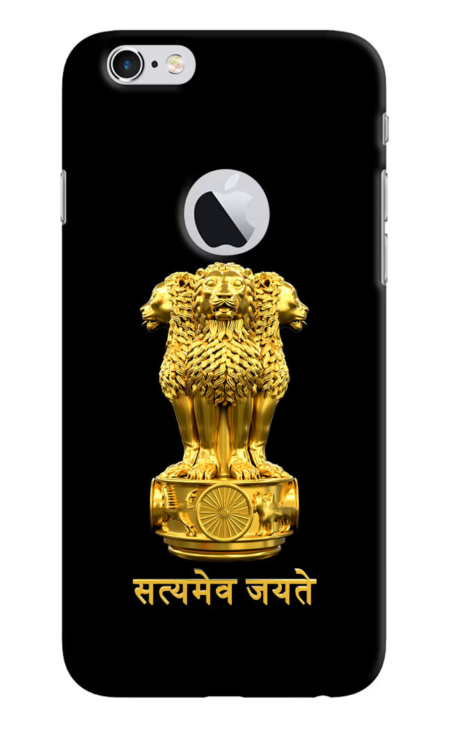 Satyamev Jayate Golden iPhone 6 Logocut Hard Case Back Cover by Casekaro