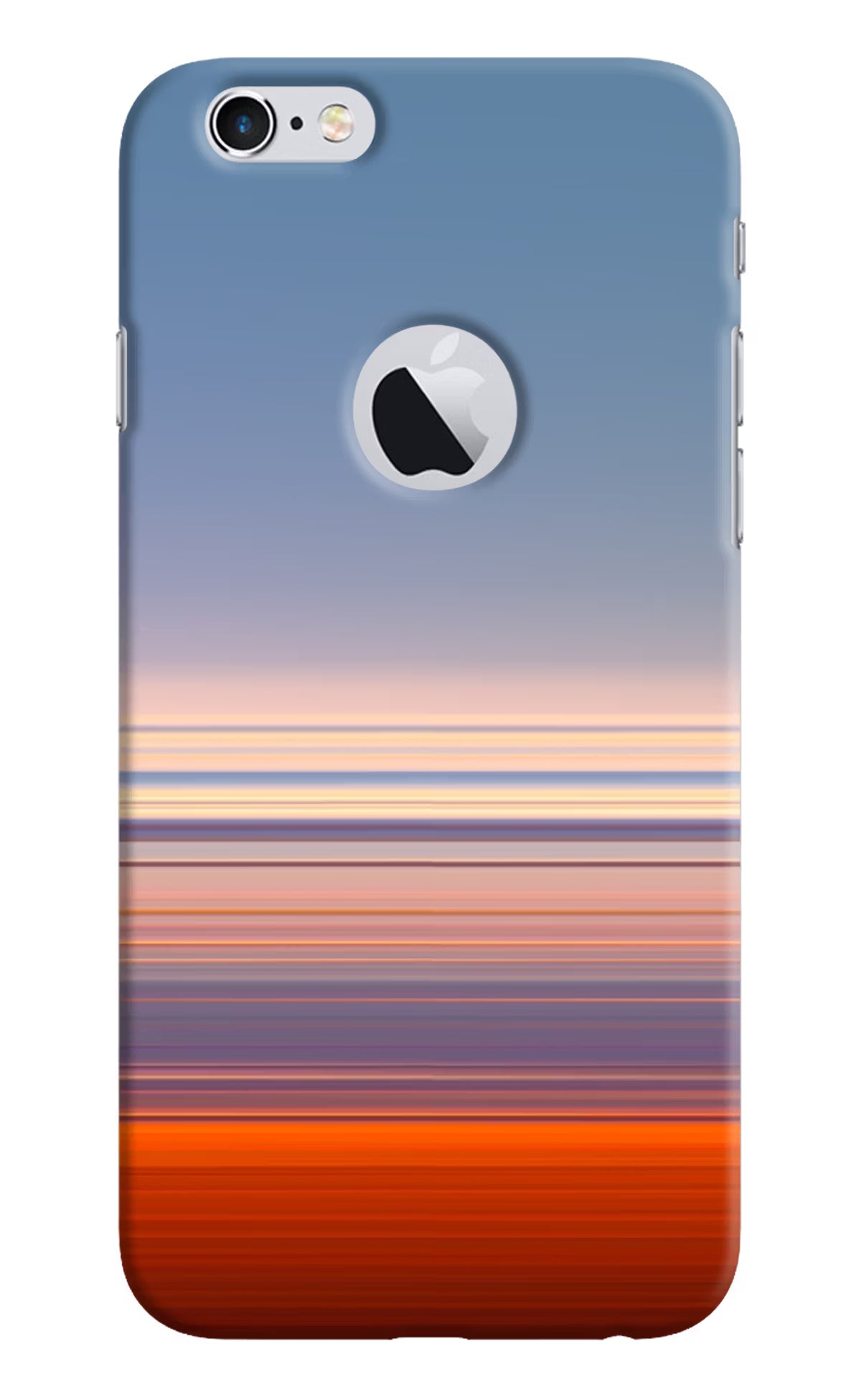 Morning Colors iPhone 6 Logocut Hard Case Back Cover by Casekaro