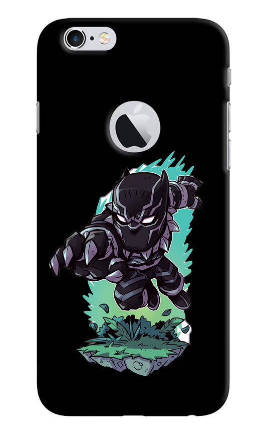 Black Panther iPhone 6 Logocut Hard Case Back Cover by Casekaro