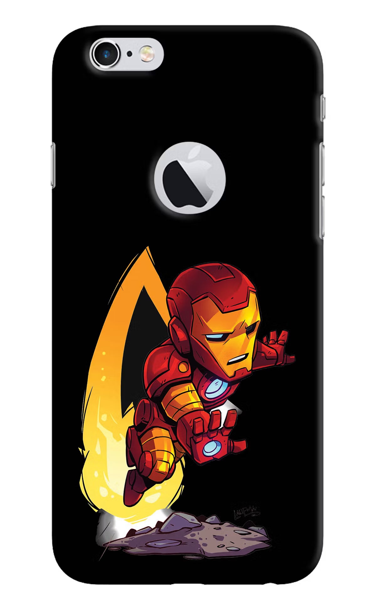 IronMan iPhone 6 Logocut Hard Case Back Cover by Casekaro