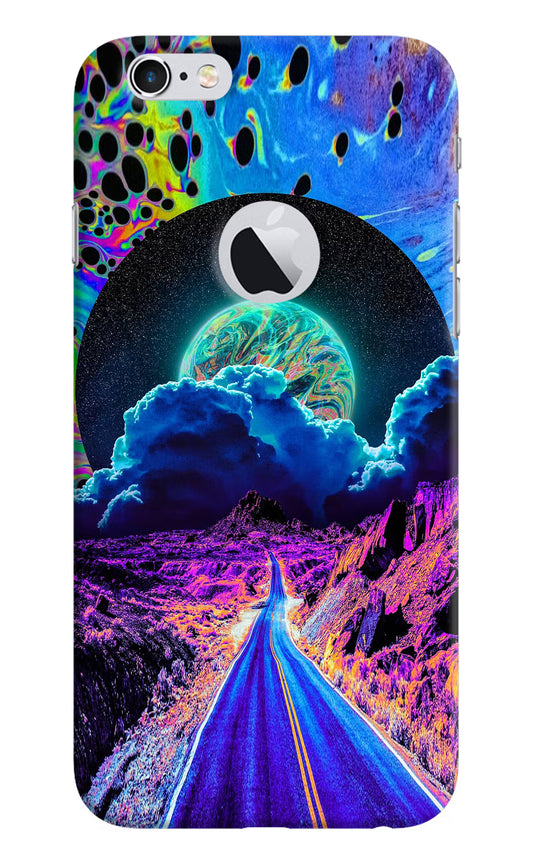 Psychedelic Painting iPhone 6 Logocut Hard Case Back Cover by Casekaro