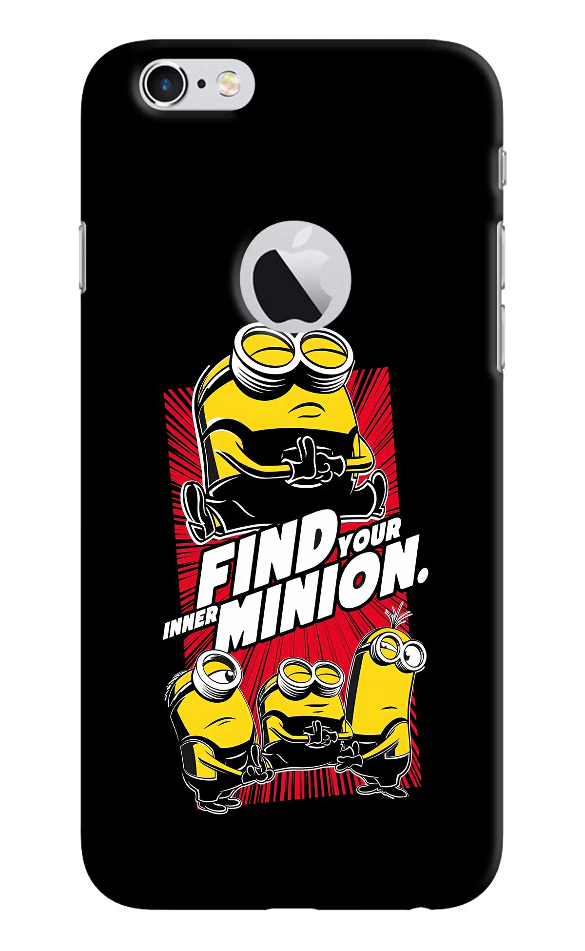 Find your inner Minion iPhone 6 Logocut Hard Case Back Cover by Casekaro