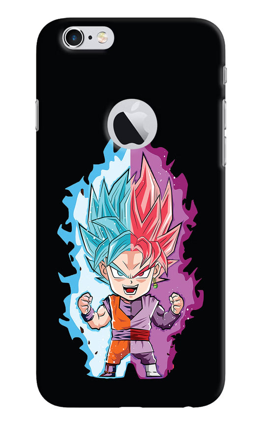 Chota Goku iPhone 6 Logocut Hard Case Back Cover by Casekaro
