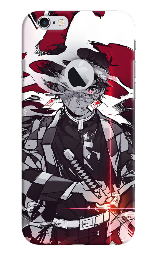 Demon Slayer iPhone 6 Logocut Hard Case Back Cover by Casekaro