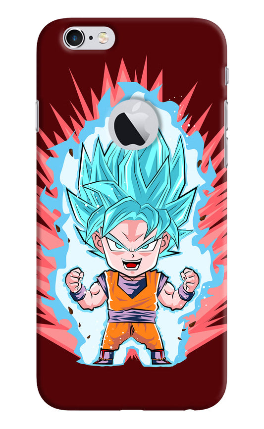 Goku Little iPhone 6 Logocut Hard Case Back Cover by Casekaro