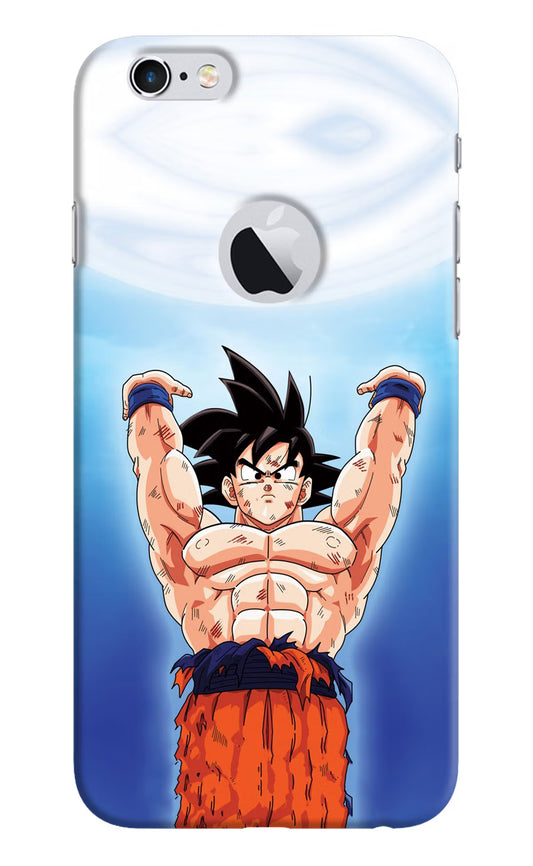 Goku Power iPhone 6 Logocut Hard Case Back Cover by Casekaro