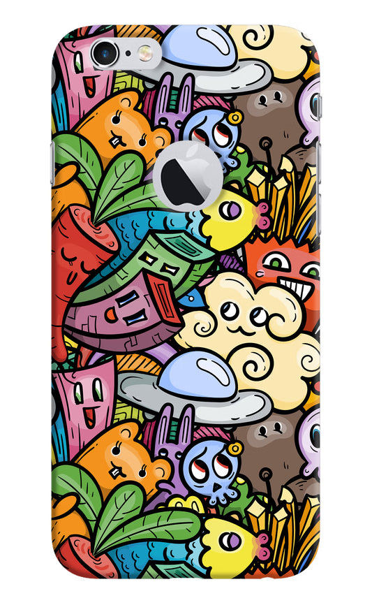Veggie Doodle iPhone 6 Logocut Hard Case Back Cover by Casekaro