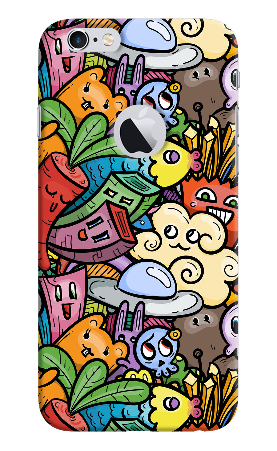 Veggie Doodle iPhone 6 Logocut Back Cover, Hard case