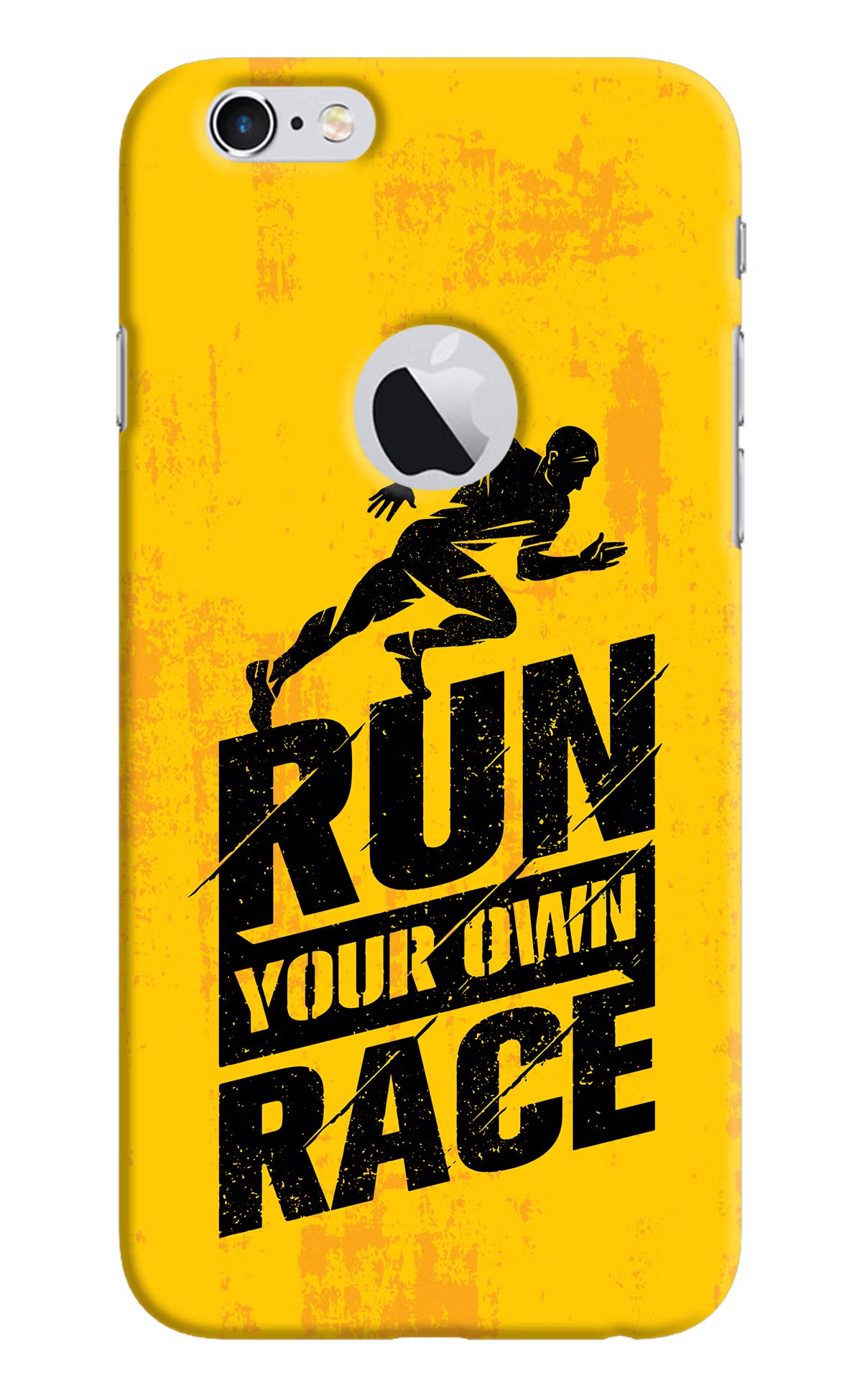 Run Your Own Race iPhone 6 Logocut Hard Case Back Cover by Casekaro