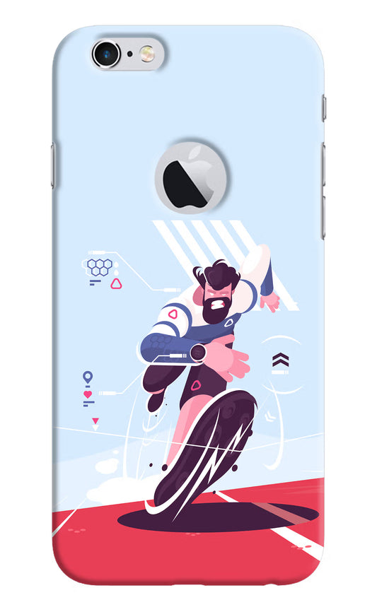 Run Pro iPhone 6 Logocut Hard Case Back Cover by Casekaro