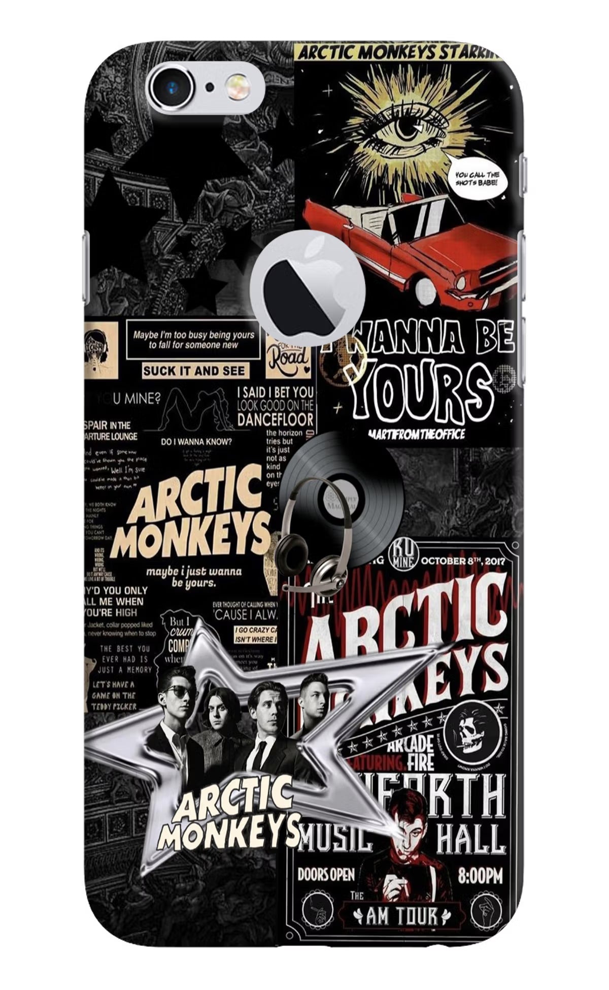 Arctic Monkeys iPhone 6 Logocut Hard Case Back Cover by Casekaro